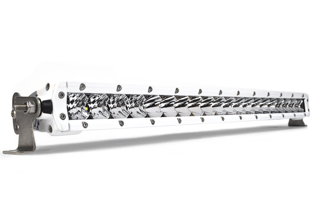 Black Oak - 20 Inch Marine Single Row LED Pro Series 2.0 Light Bar - Spot &  Flood Optics (100w)