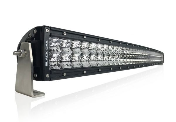 black oak 50 inch curved double row led light bar